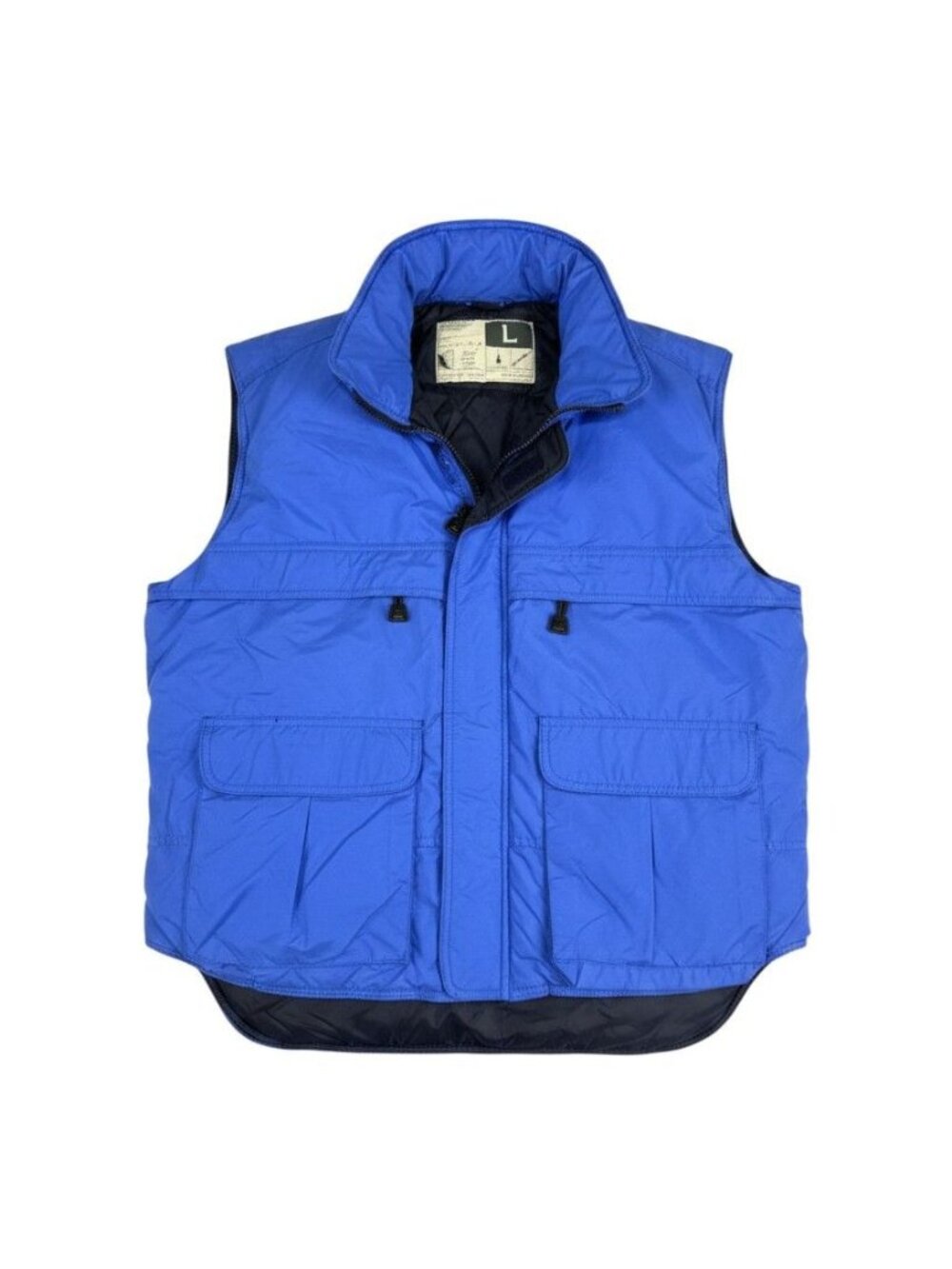 WearGuard Mens Blue Full Zip Puffer Work Vest L